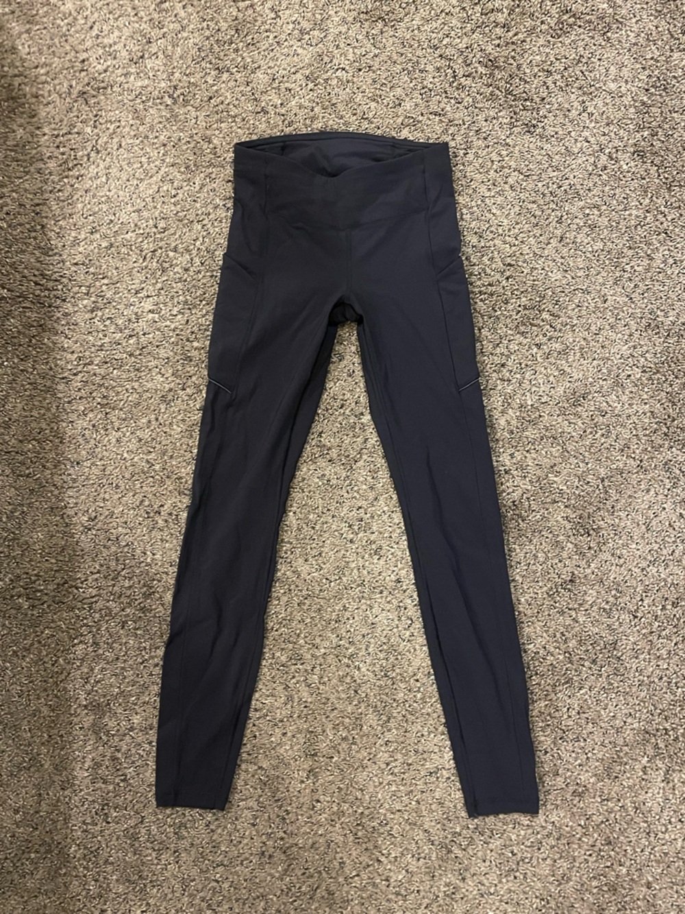 Lululemon Black Active Leggings Size 4